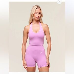 Gymshark Vital Halter Neck Tank with Shelf